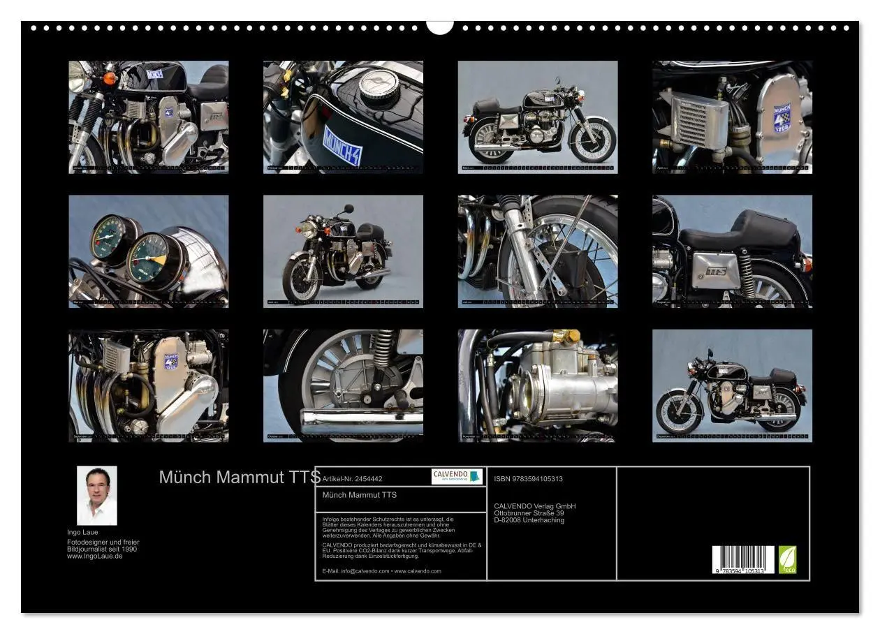 Bild: 9783594105313 | Münch Mammut TTS (Wandkalender 2027 DIN A2 quer), CALVENDO...