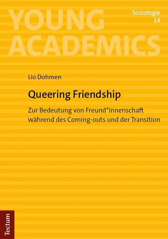 Cover: 9783689005313 | Queering Friendship | Lio Dohmen | Taschenbuch | 150 S. | Deutsch
