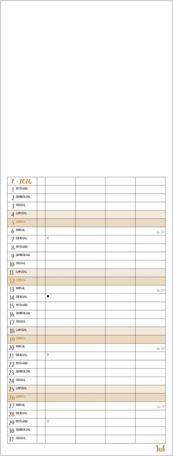 Bild: 9783731885313 | Foto-Malen-Basteln Familientimer gold 2026 | Verlag Korsch | Kalender