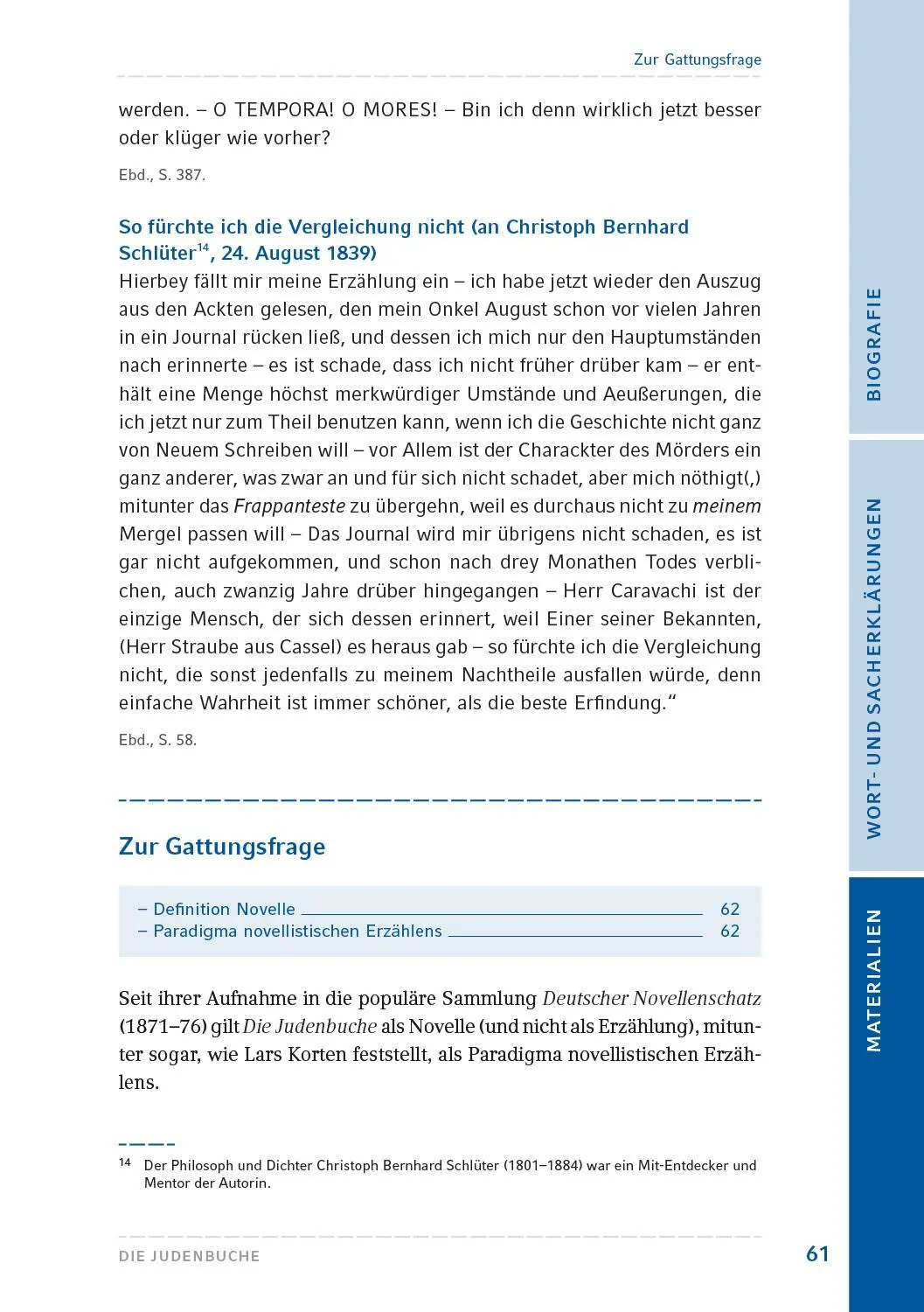 Bild: 9783872915313 | Die Judenbuche | Text und Materialien | Annette von Droste-Hülshoff