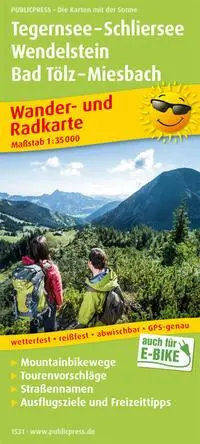 Cover: 9783961325313 | Tegernsee - Schliersee, Wendelstein, Bad Tölz - Miesbach 1:35 000