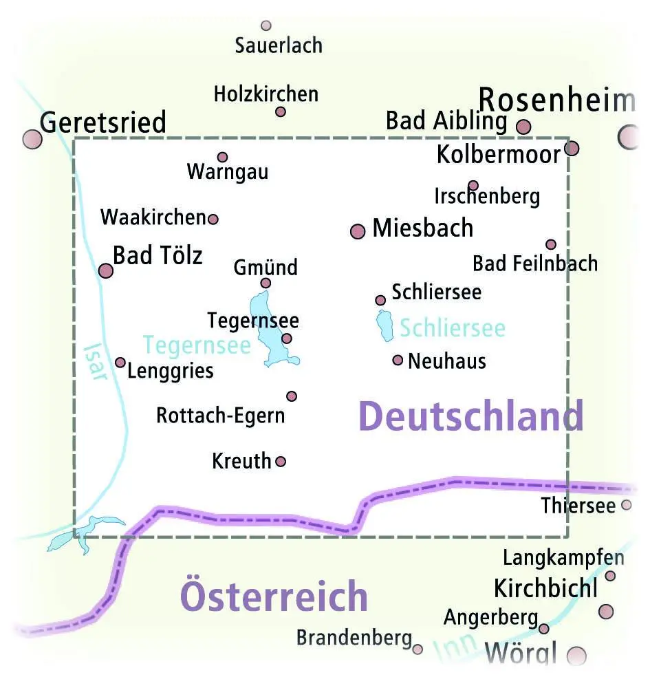 Bild: 9783961325313 | Tegernsee - Schliersee, Wendelstein, Bad Tölz - Miesbach 1:35 000