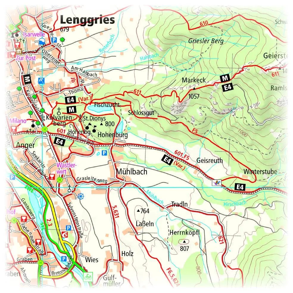 Bild: 9783961325313 | Tegernsee - Schliersee, Wendelstein, Bad Tölz - Miesbach 1:35 000