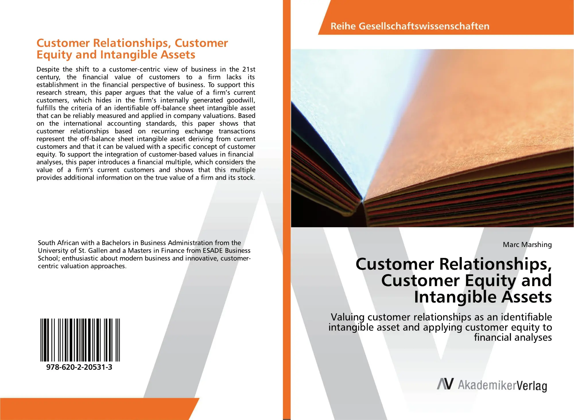 Cover: 9786202205313 | Customer Relationships, Customer Equity and Intangible Assets | Buch