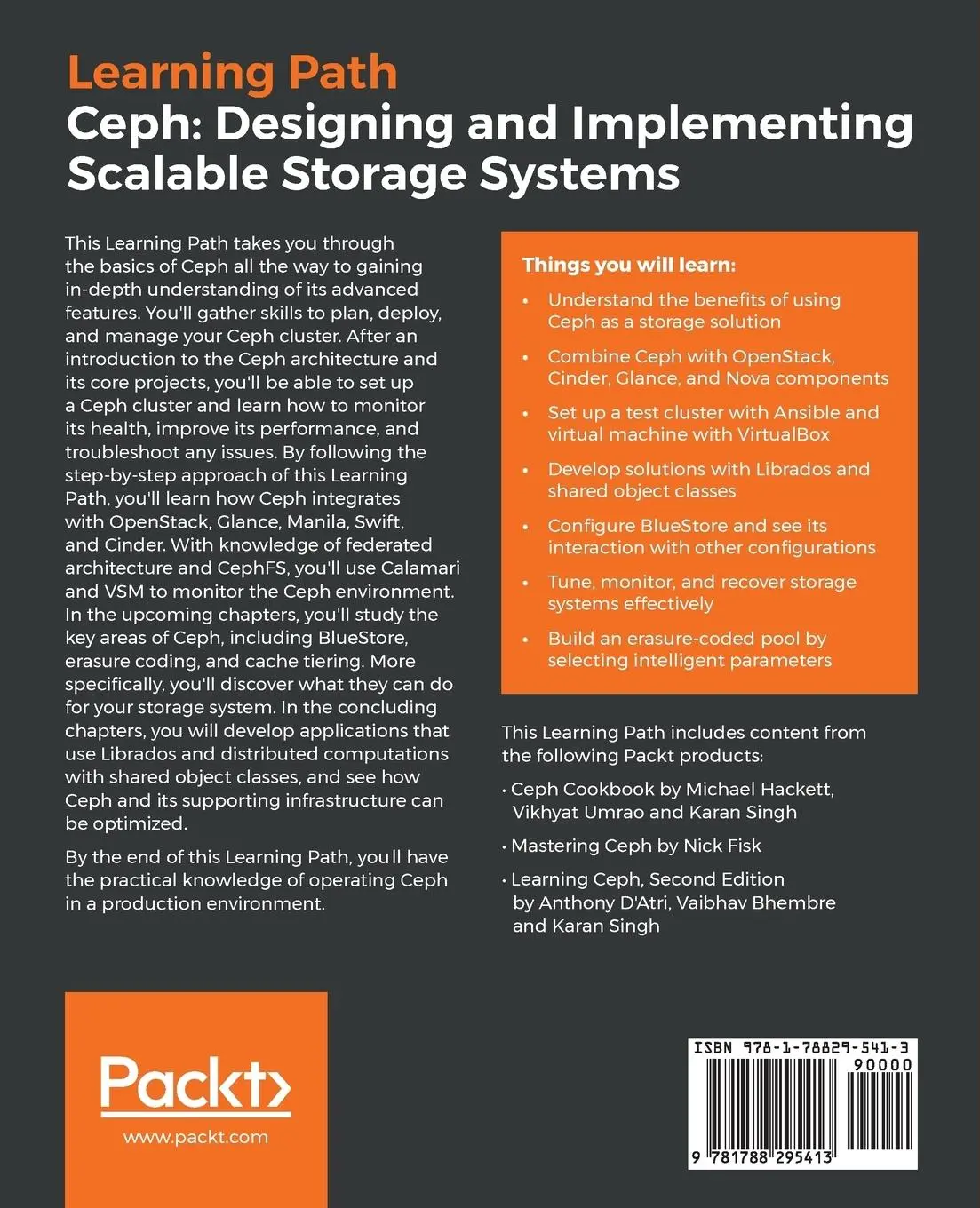 Rückseite: 9781788295413 | Ceph | Michael Hackett (u. a.) | Taschenbuch | Kartoniert / Broschiert