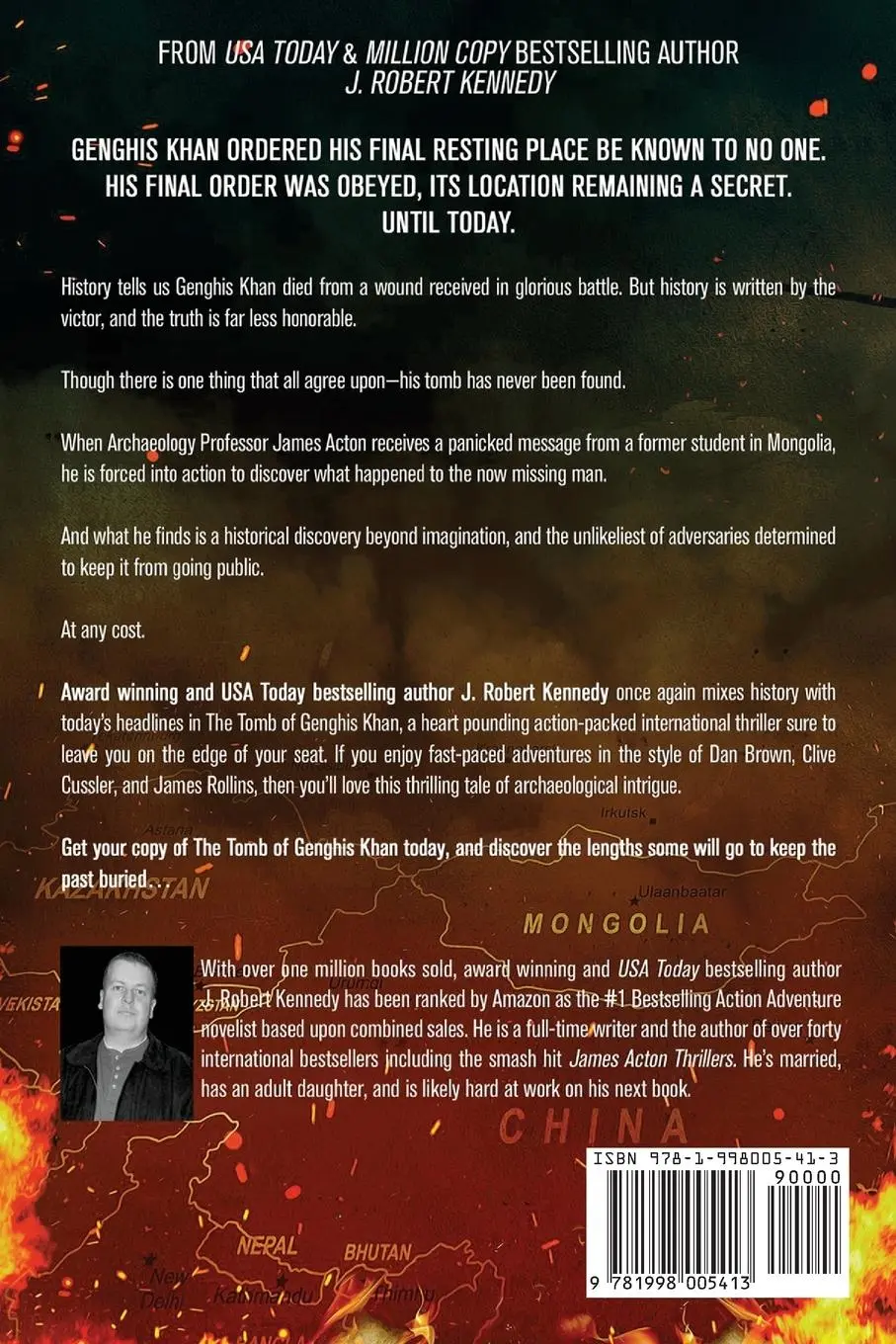 Rückseite: 9781998005413 | The Tomb of Genghis Khan | J. Robert Kennedy | Taschenbuch | Englisch
