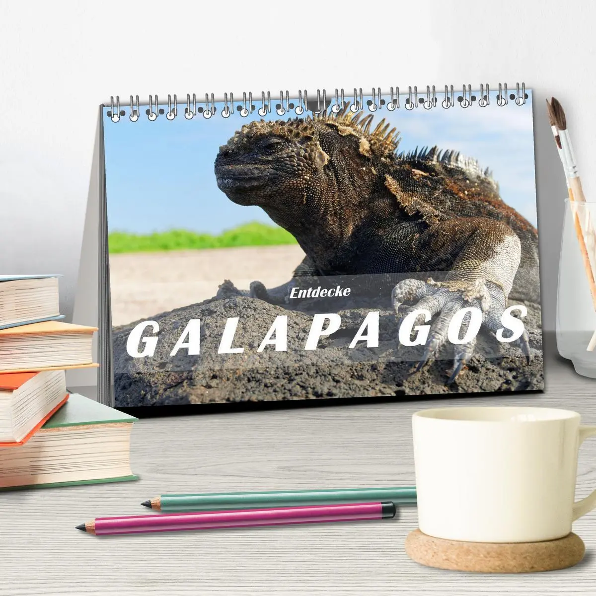 Bild: 9783457405413 | Entdecke Galapagos (Tischkalender 2026 DIN A5 quer), CALVENDO...