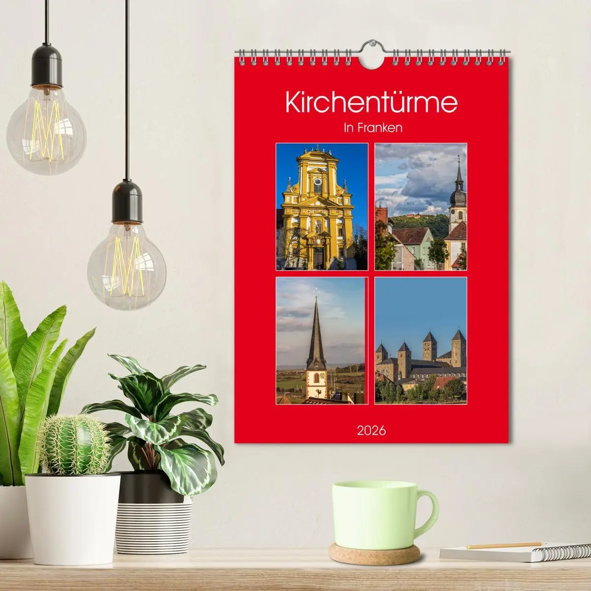 Bild: 9783516425413 | Kirchentürme in Franken (Wandkalender 2026 DIN A4 hoch), CALVENDO...