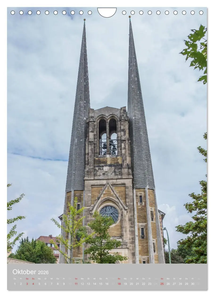 Bild: 9783516425413 | Kirchentürme in Franken (Wandkalender 2026 DIN A4 hoch), CALVENDO...