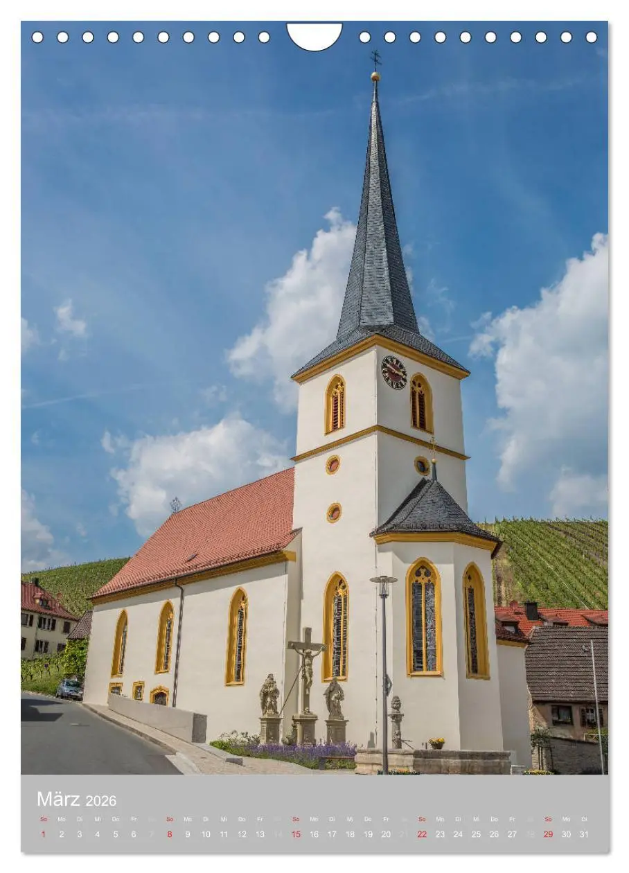 Bild: 9783516425413 | Kirchentürme in Franken (Wandkalender 2026 DIN A4 hoch), CALVENDO...
