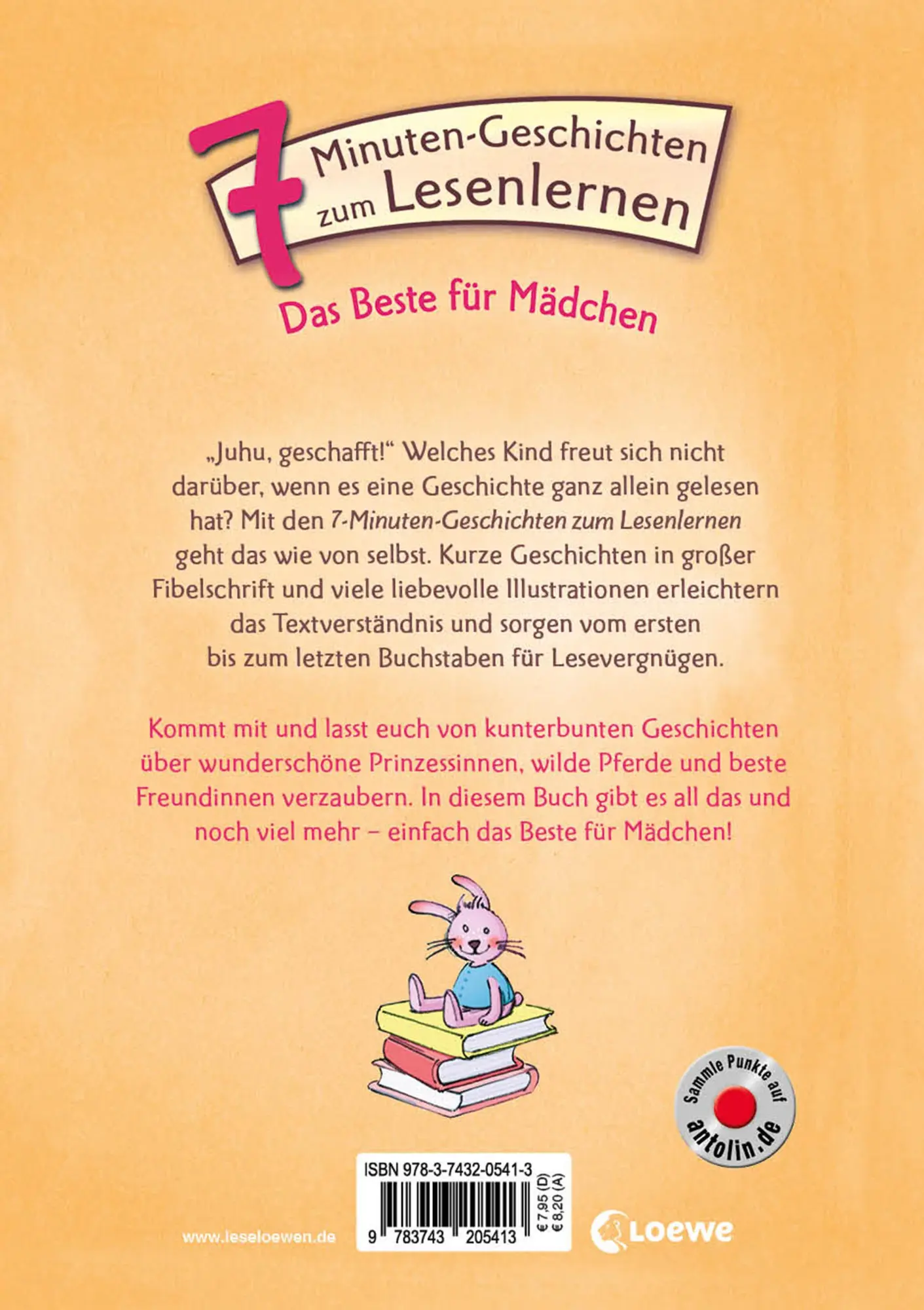 Rückseite: 9783743205413 | Leselöwen - Das Original - 7-Minuten-Geschichten zum Lesenlernen -...