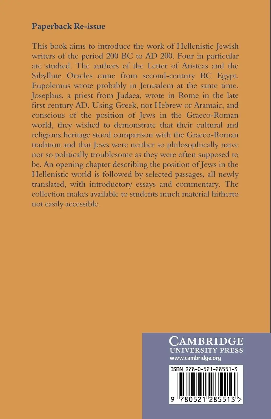 Rückseite: 9780521285513 | Jews in the Hellenistic World | John R. Bartlett (u. a.) | Taschenbuch