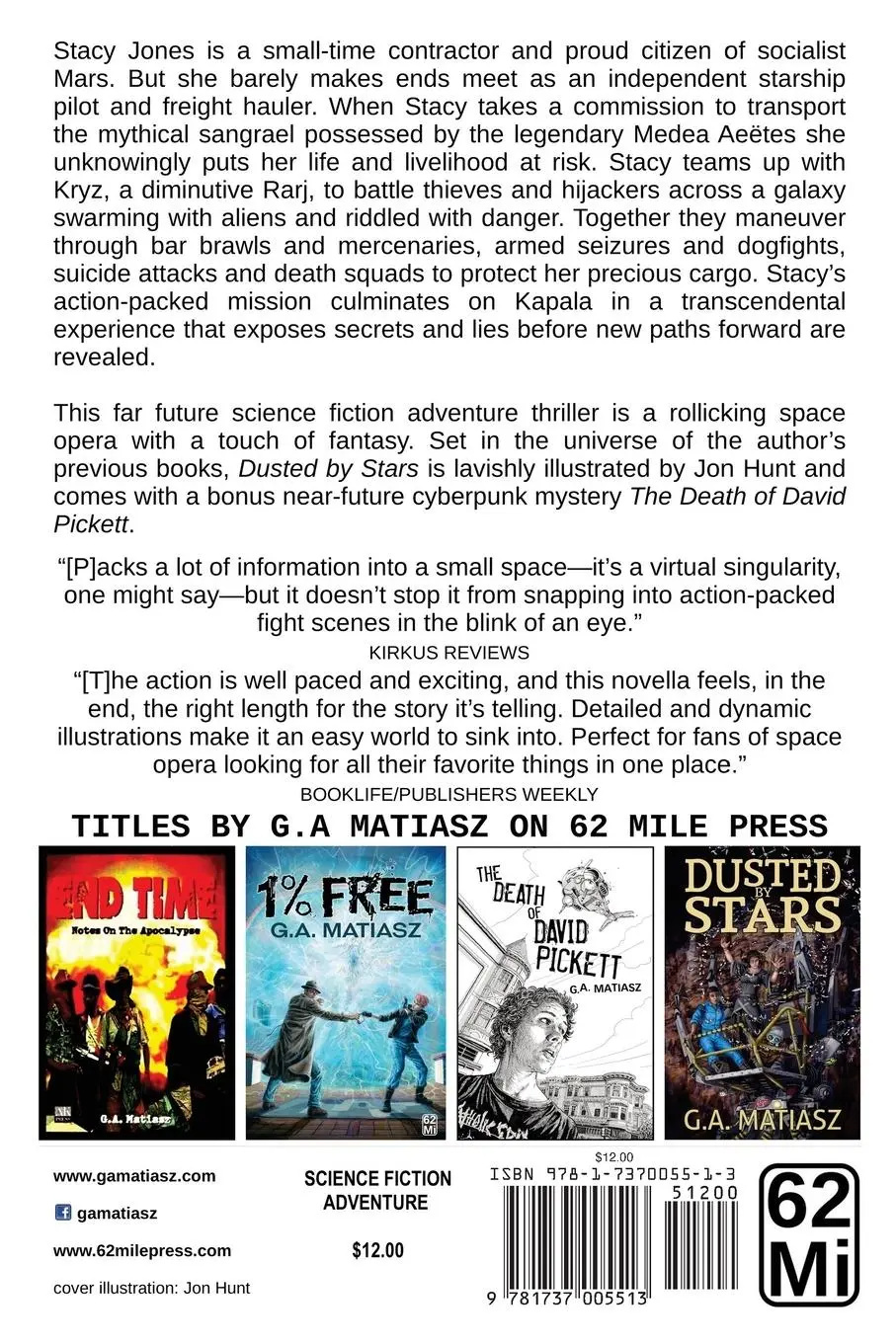 Rückseite: 9781737005513 | Dusted by Stars | G. A. Matiasz | Taschenbuch | Englisch | 2022