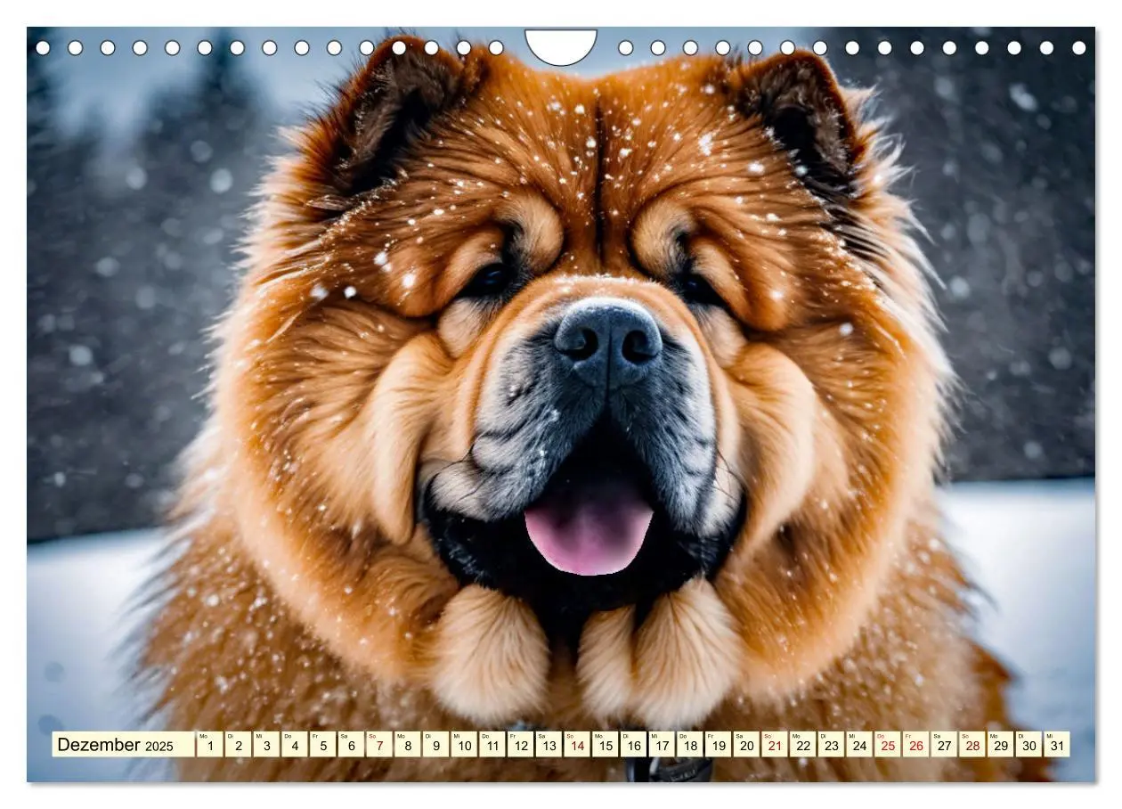 Bild: 9783457015513 | Chow Chow - der Löwenkopfhund (Wandkalender 2025 DIN A4 quer),...