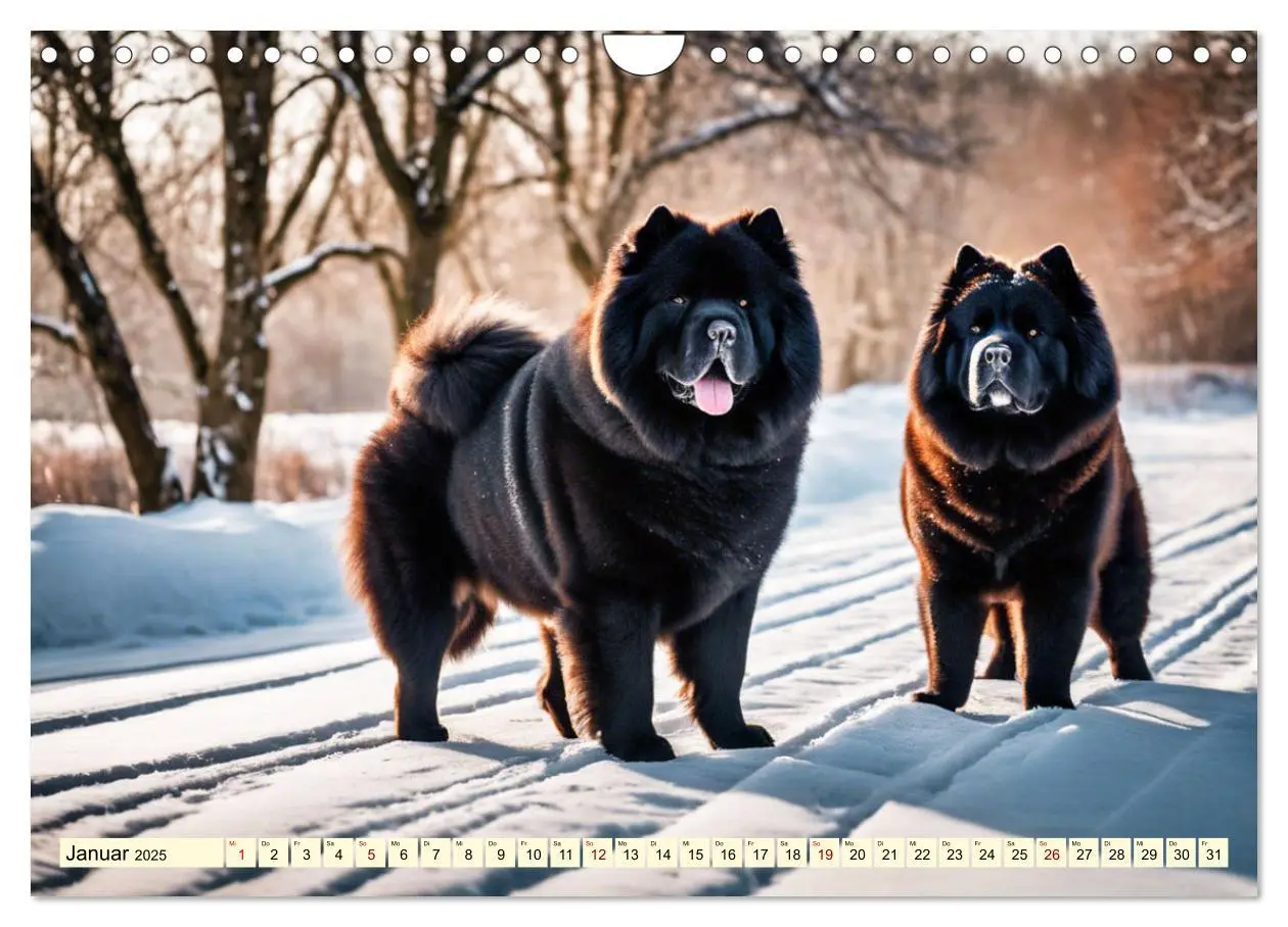 Bild: 9783457015513 | Chow Chow - der Löwenkopfhund (Wandkalender 2025 DIN A4 quer),...