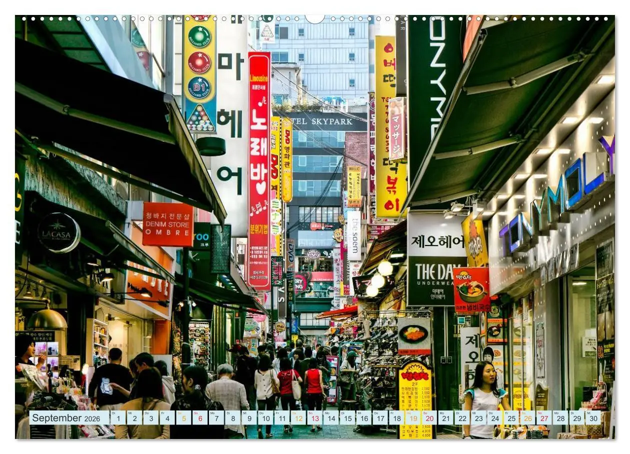 Bild: 9783457945513 | Südkorea - Hightech und viel Tradition (Wandkalender 2026 DIN A2...