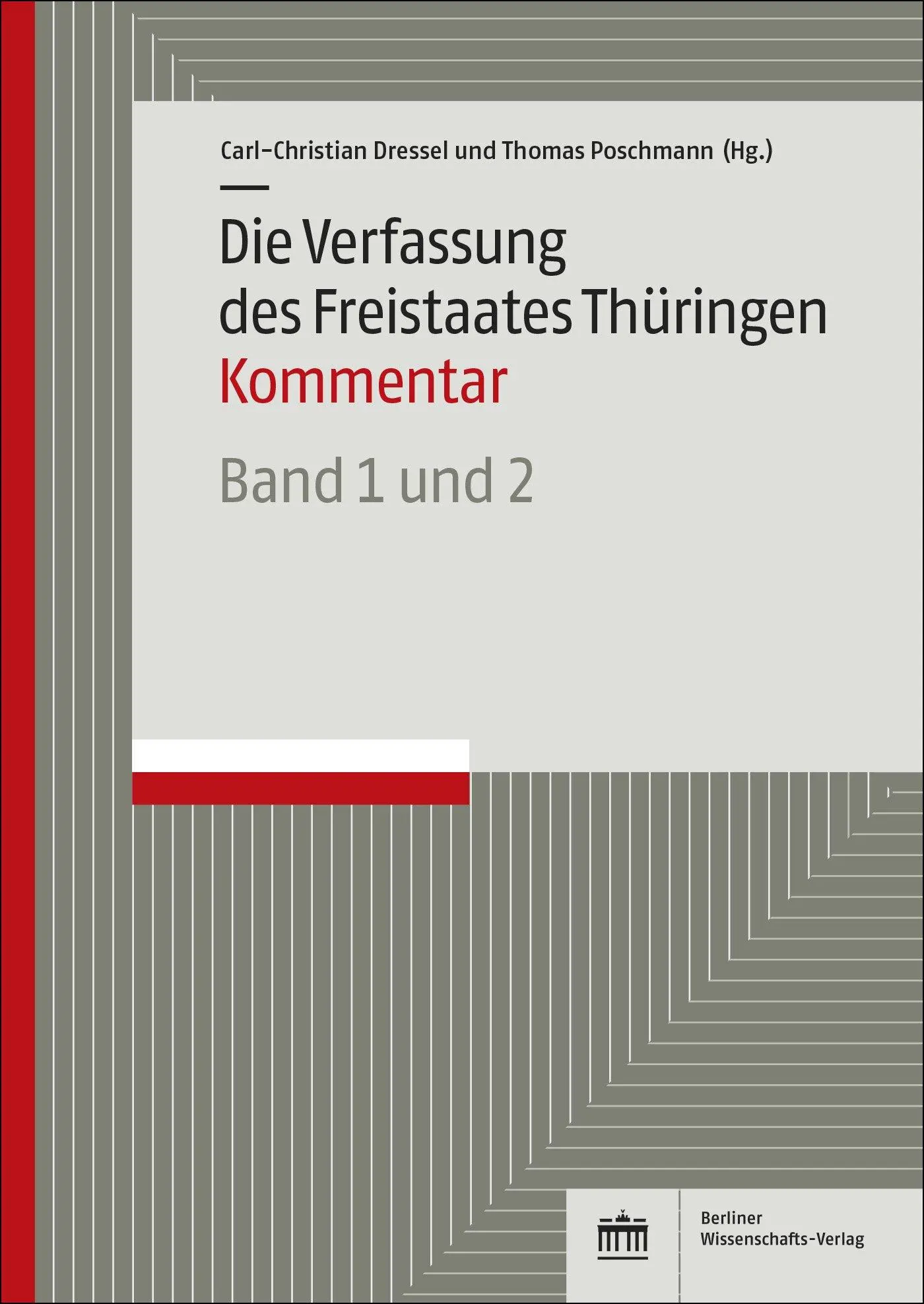 Cover: 9783830555513 | Die Verfassung des Freistaates Thüringen | Kommentar | Dressel (u. a.)