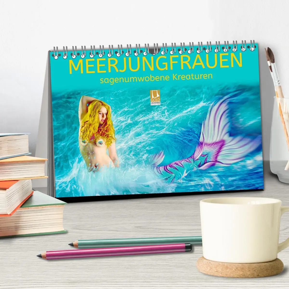 Bild: 9783457795613 | Meerjungfrauen - sagenumwobene Kreaturen (Tischkalender 2026 DIN A5...