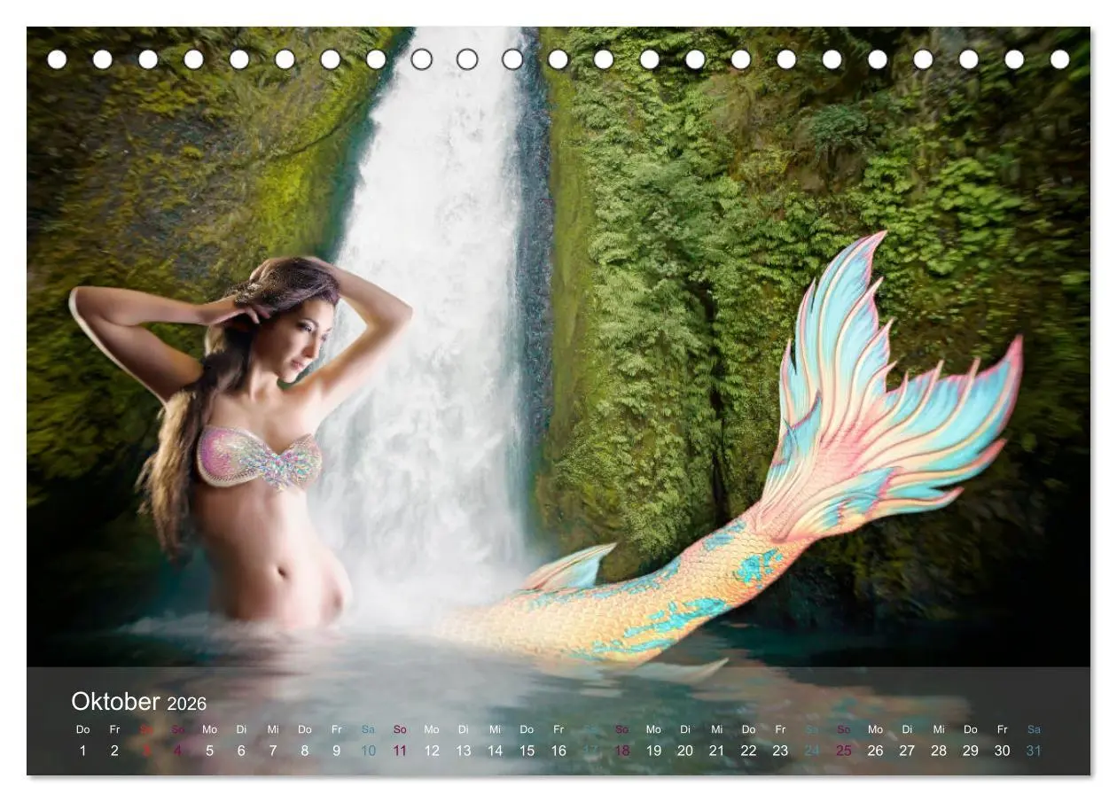 Bild: 9783457795613 | Meerjungfrauen - sagenumwobene Kreaturen (Tischkalender 2026 DIN A5...