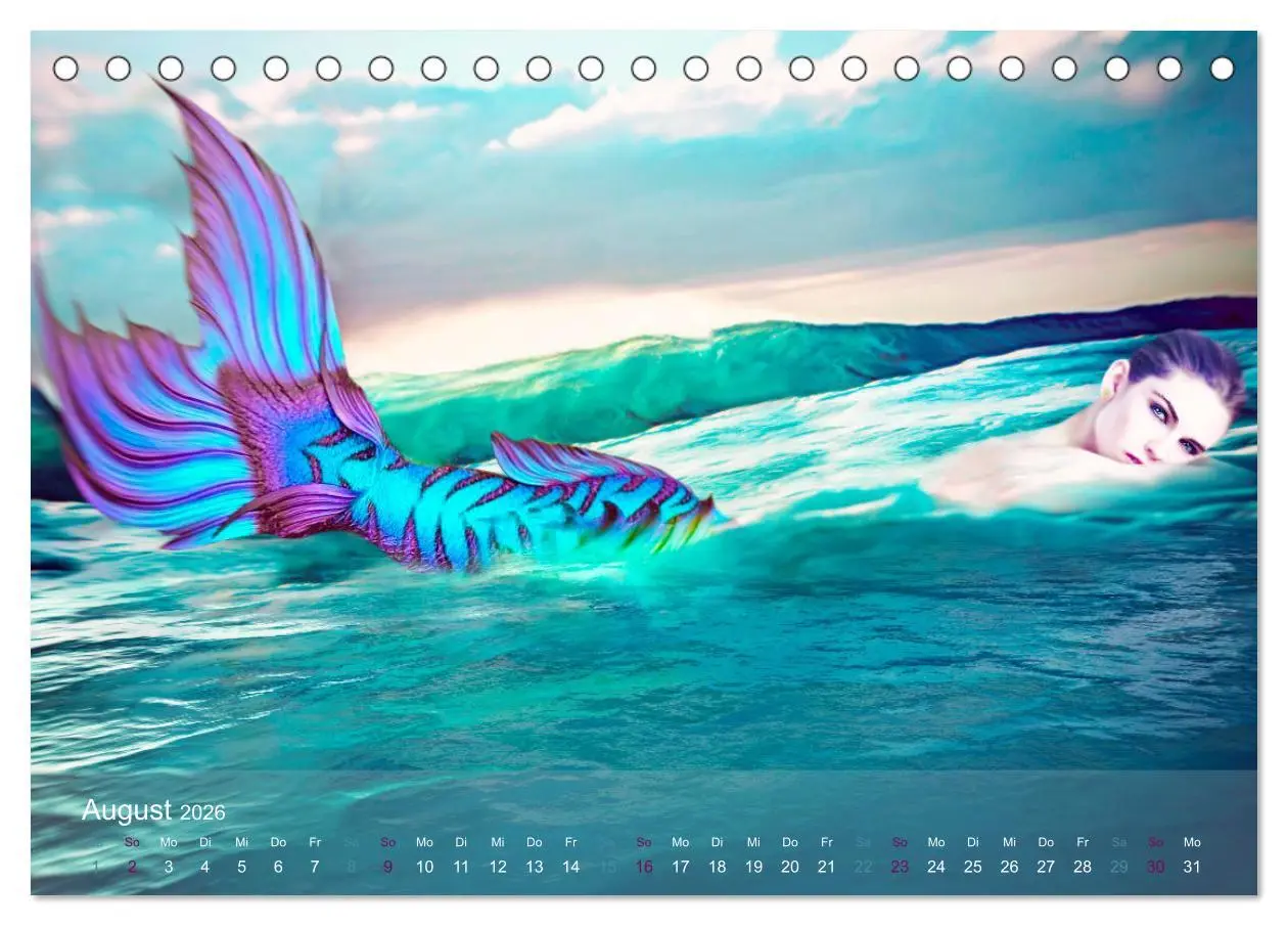 Bild: 9783457795613 | Meerjungfrauen - sagenumwobene Kreaturen (Tischkalender 2026 DIN A5...