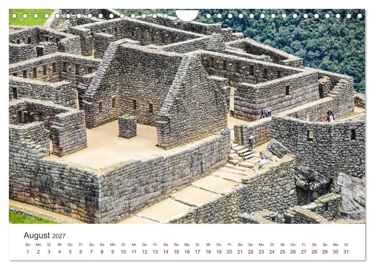 Bild: 9783516885613 | Macchu Picchu (Wandkalender 2027 DIN A4 quer), CALVENDO Monatskalender