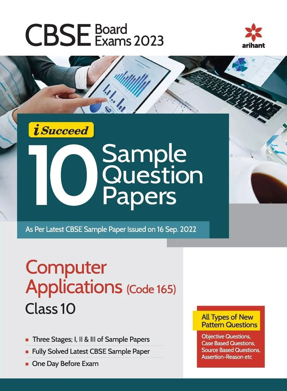 Cover: 9789327195613 | CBSE Board Exam 2023 I-Succeed 10 Sample Question Papers Computer...