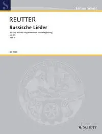 Cover: 9790001035613 | Russian Songs op. 23 | 6 Songs | Hermann Reutter | Buch | 1976