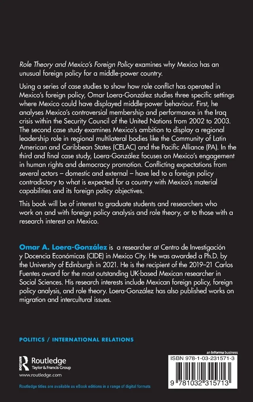 Rückseite: 9781032315713 | Role Theory and Mexico's Foreign Policy | Omar A. Loera-González