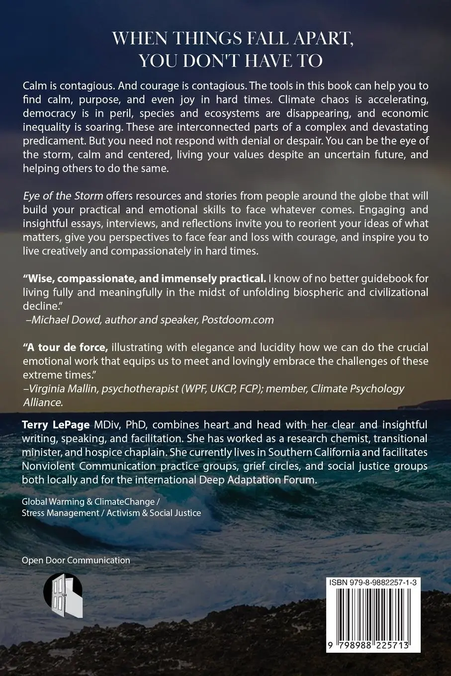 Rückseite: 9798988225713 | Eye of the Storm | Terry Lepage | Taschenbuch | Englisch | 2023