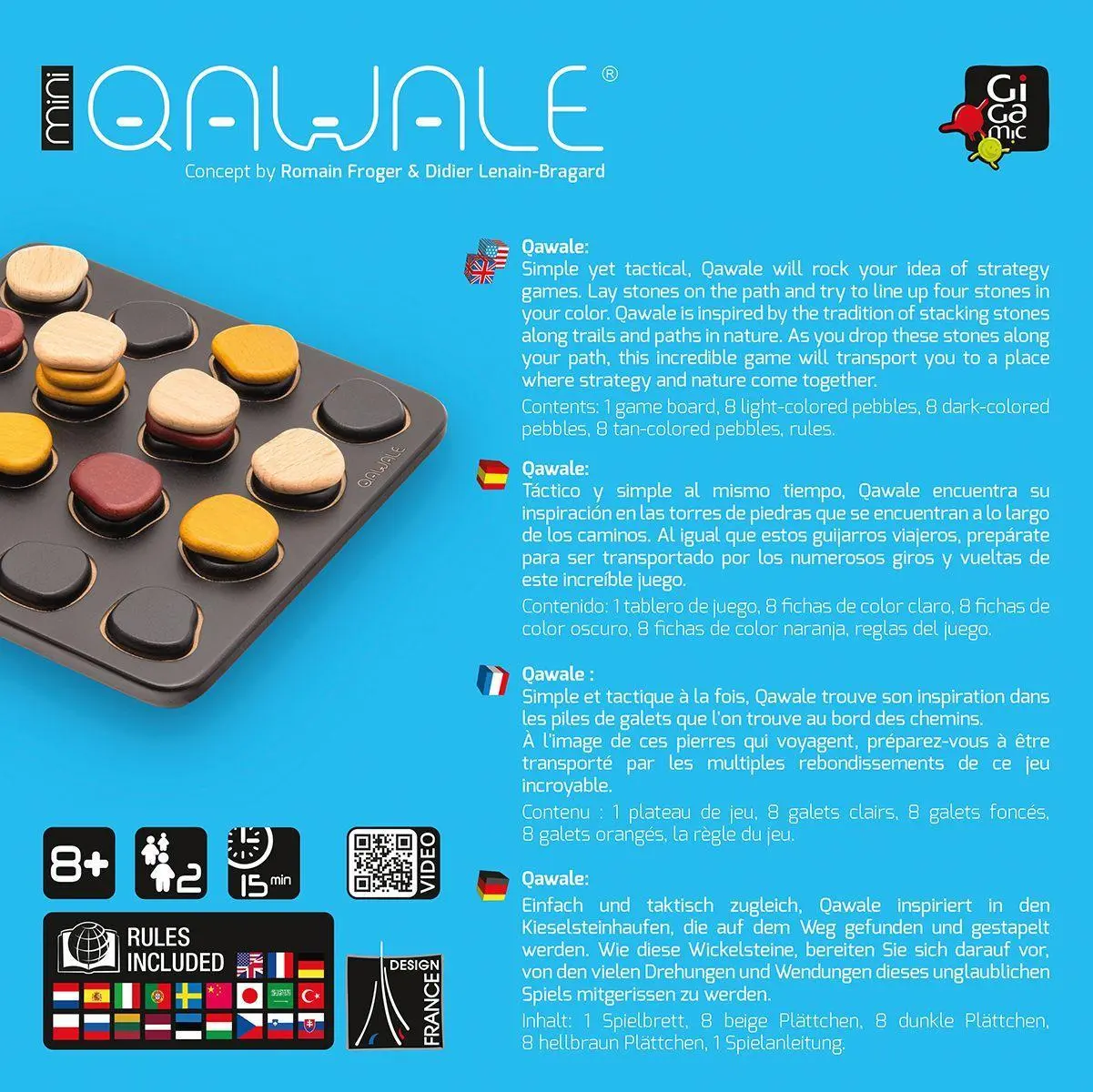 Bild: 3421271385813 | Qawale Mini | Romain Froger (u. a.) | Spiel | GIGD2019 | Deutsch