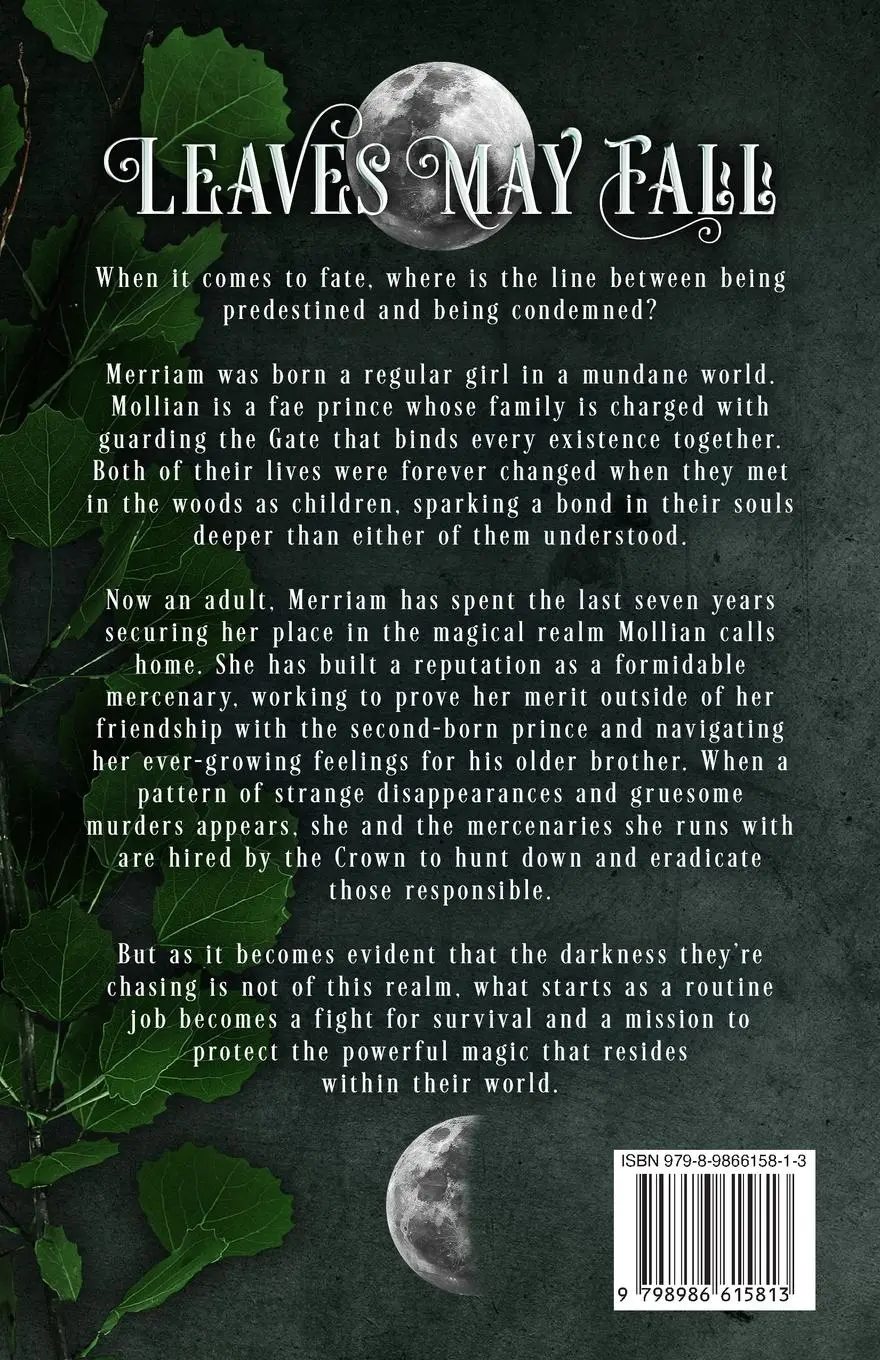 Rückseite: 9798986615813 | Leaves May Fall | Carissa Hardcastle | Taschenbuch | Englisch | 2022