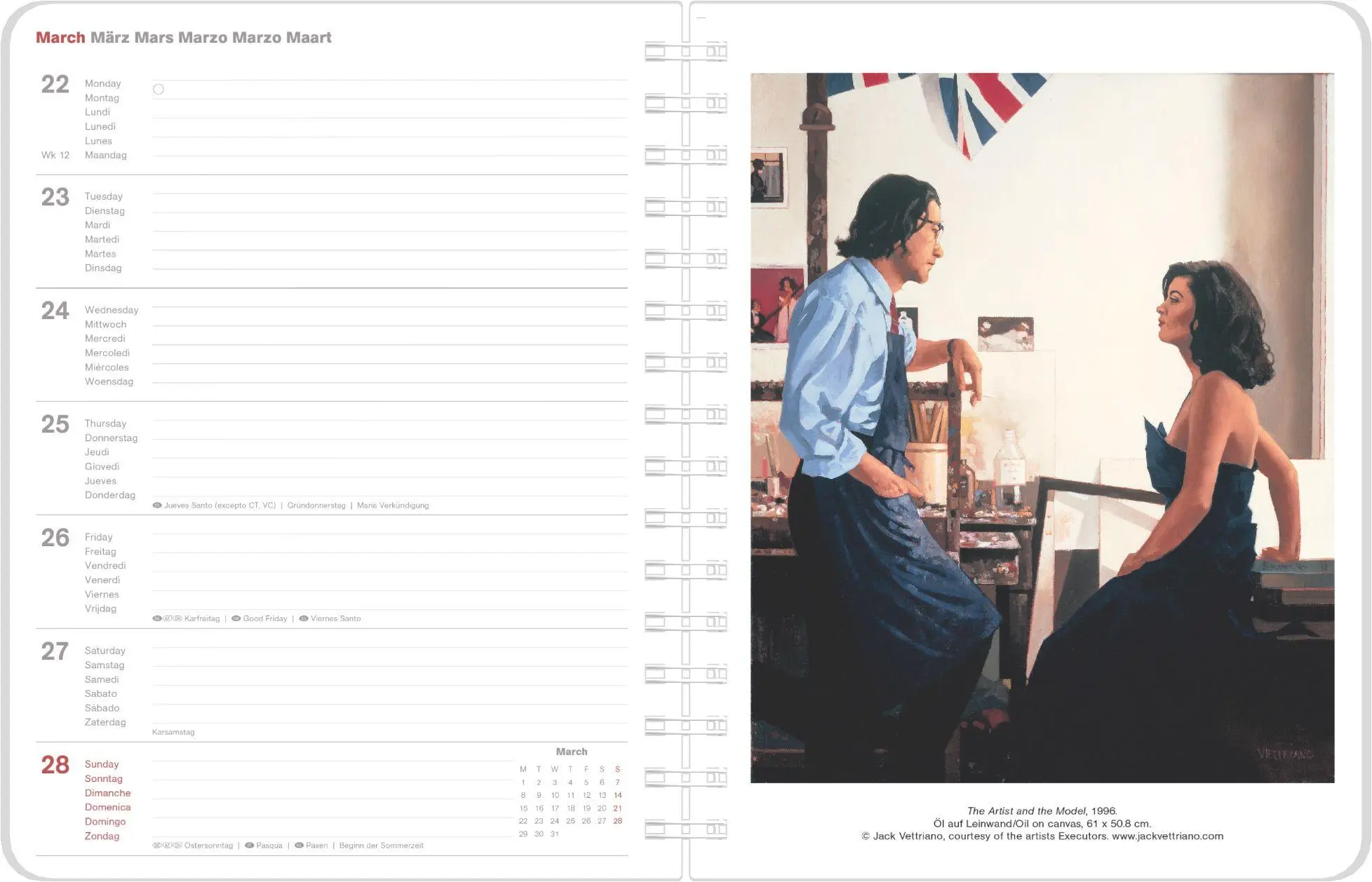Bild: 4069095015913 | Jack Vettriano Diary 2027 | Neumann Verlage GmbH &amp; Co KG | Taschenbuch