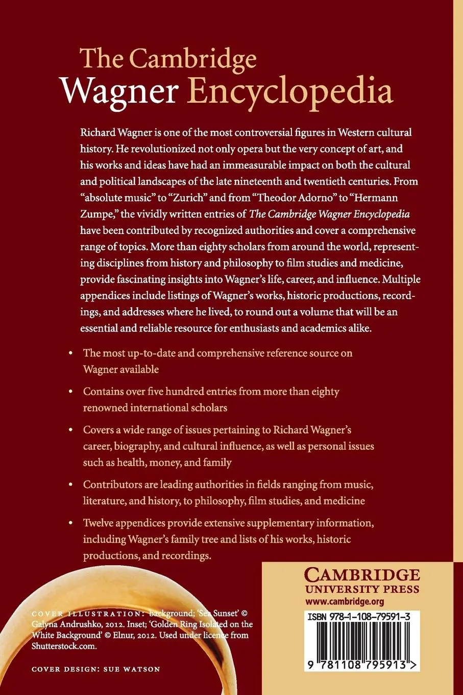 Rückseite: 9781108795913 | The Cambridge Wagner Encyclopedia | Nicholas Vazsonyi | Taschenbuch