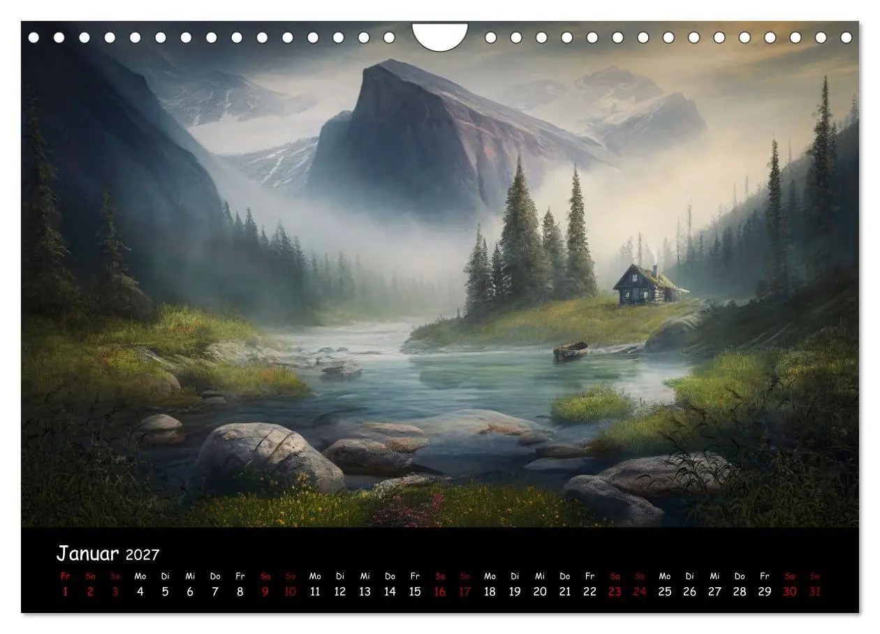 Bild: 9783569325913 | Ein Traum von Einsamkeit (Wandkalender 2027 DIN A4 quer), CALVENDO...