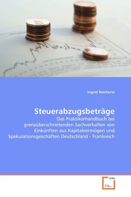 Cover: 9783639305913 | Steuerabzugsbeträge | Ingrid Reichertz | Taschenbuch | Deutsch