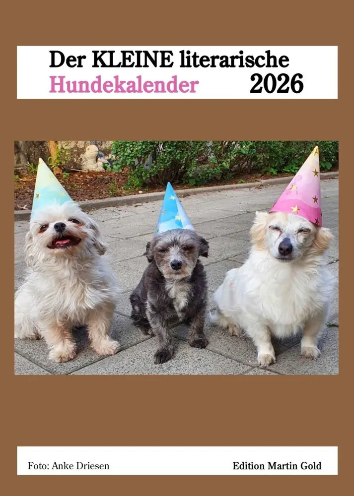 Cover: 9783982605913 | Der KLEINE literarische Hundekalender 2026 | Charlotte Körner | 13 S.