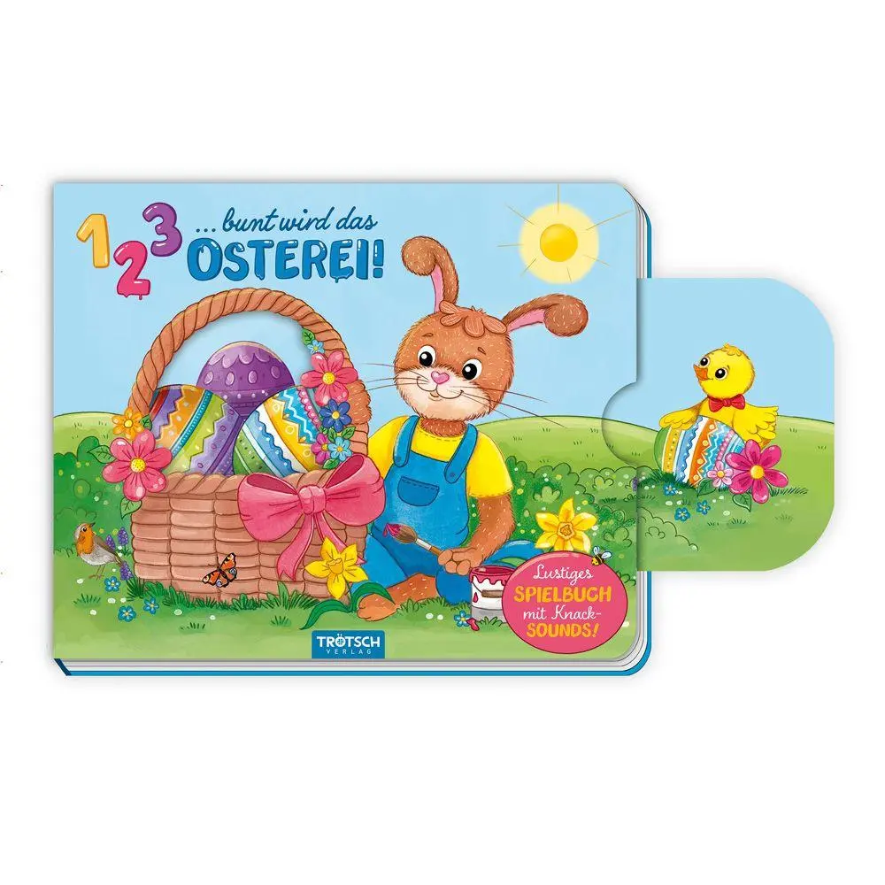 Bild: 9783988025913 | TRÖTSCH - 1 2 3 bunt wird das Osterei Spielbuch mit Knack-Sounds | KG