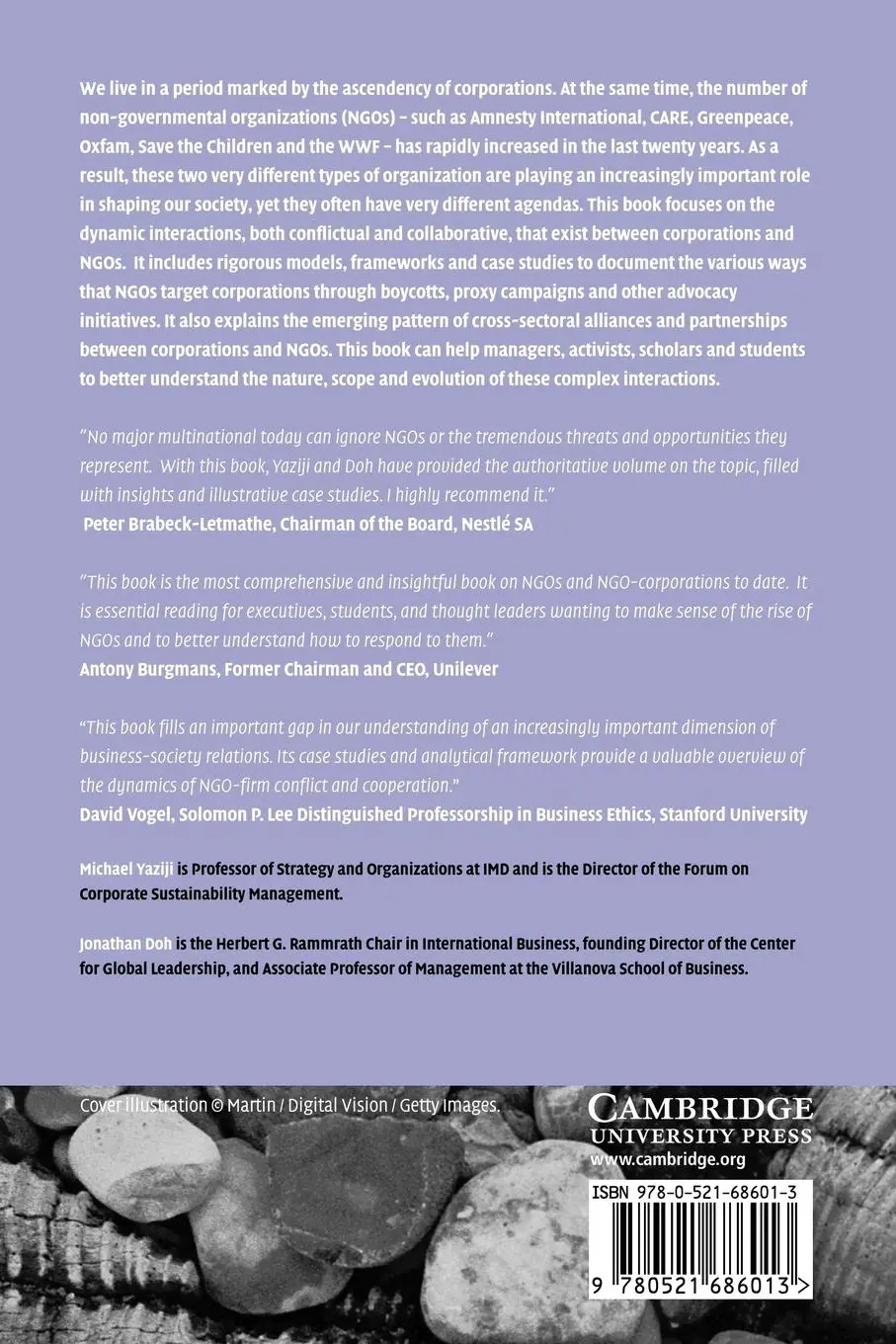 Rückseite: 9780521686013 | NGOs and Corporations | Conflict and Collaboration | Yaziji (u. a.)