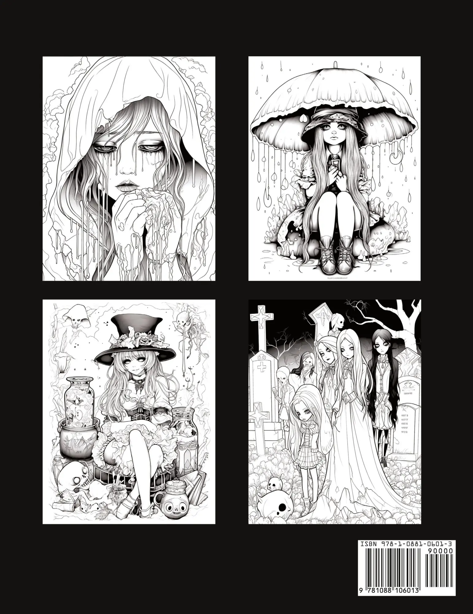Rückseite: 9781088106013 | GRIM AND GOTHIC POP MANGA | Emily Demers | Taschenbuch | Englisch