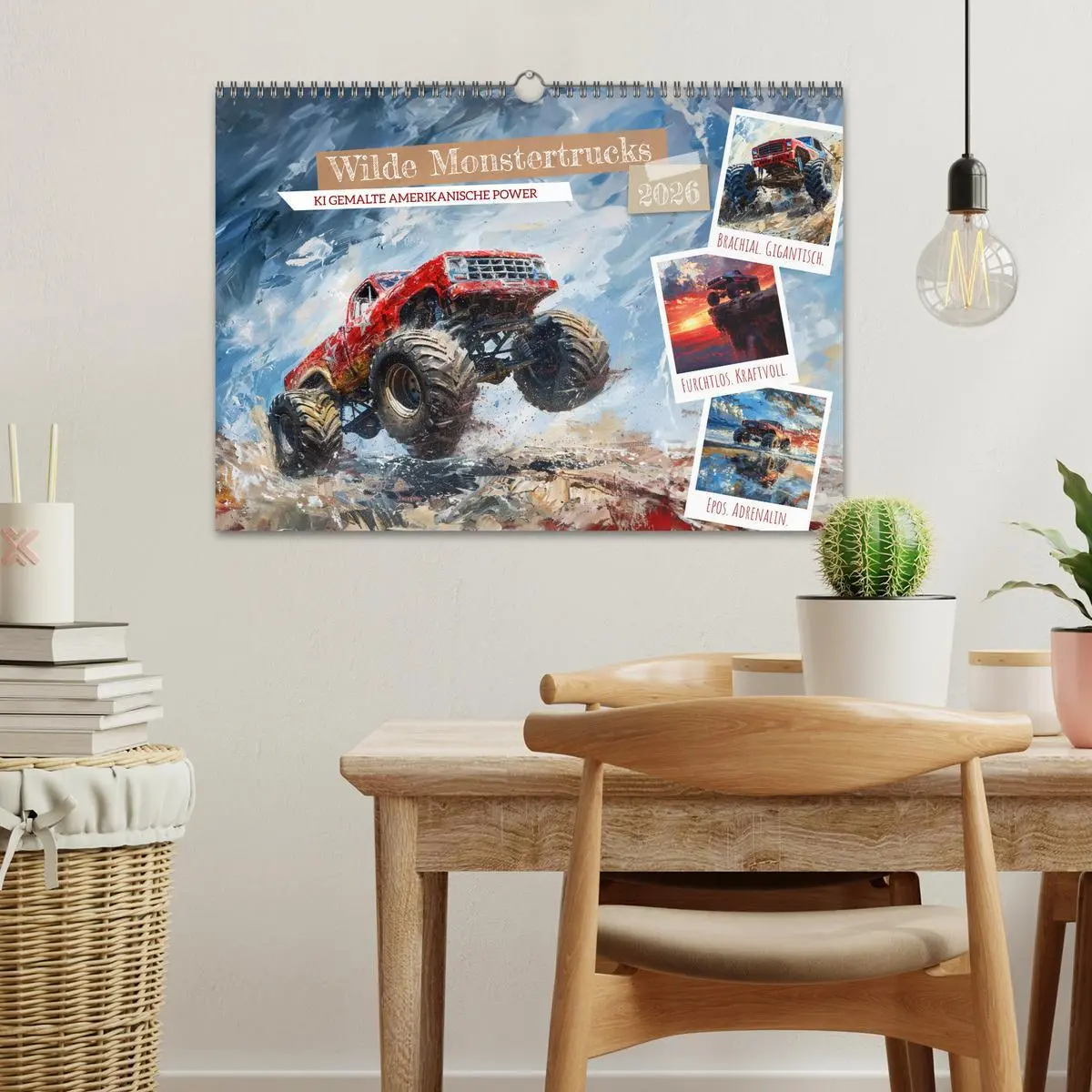 Bild: 9783457416013 | Wilde Monstertrucks (Wandkalender 2026 DIN A3 quer), CALVENDO...
