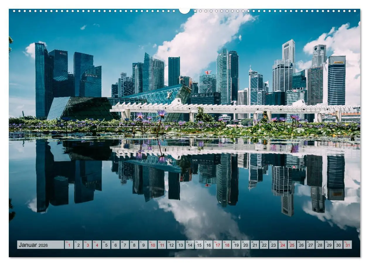 Bild: 9783457726013 | Singapur entdecken (hochwertiger Premium Wandkalender 2026 DIN A2...