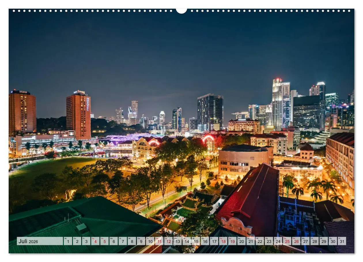 Bild: 9783457726013 | Singapur entdecken (hochwertiger Premium Wandkalender 2026 DIN A2...