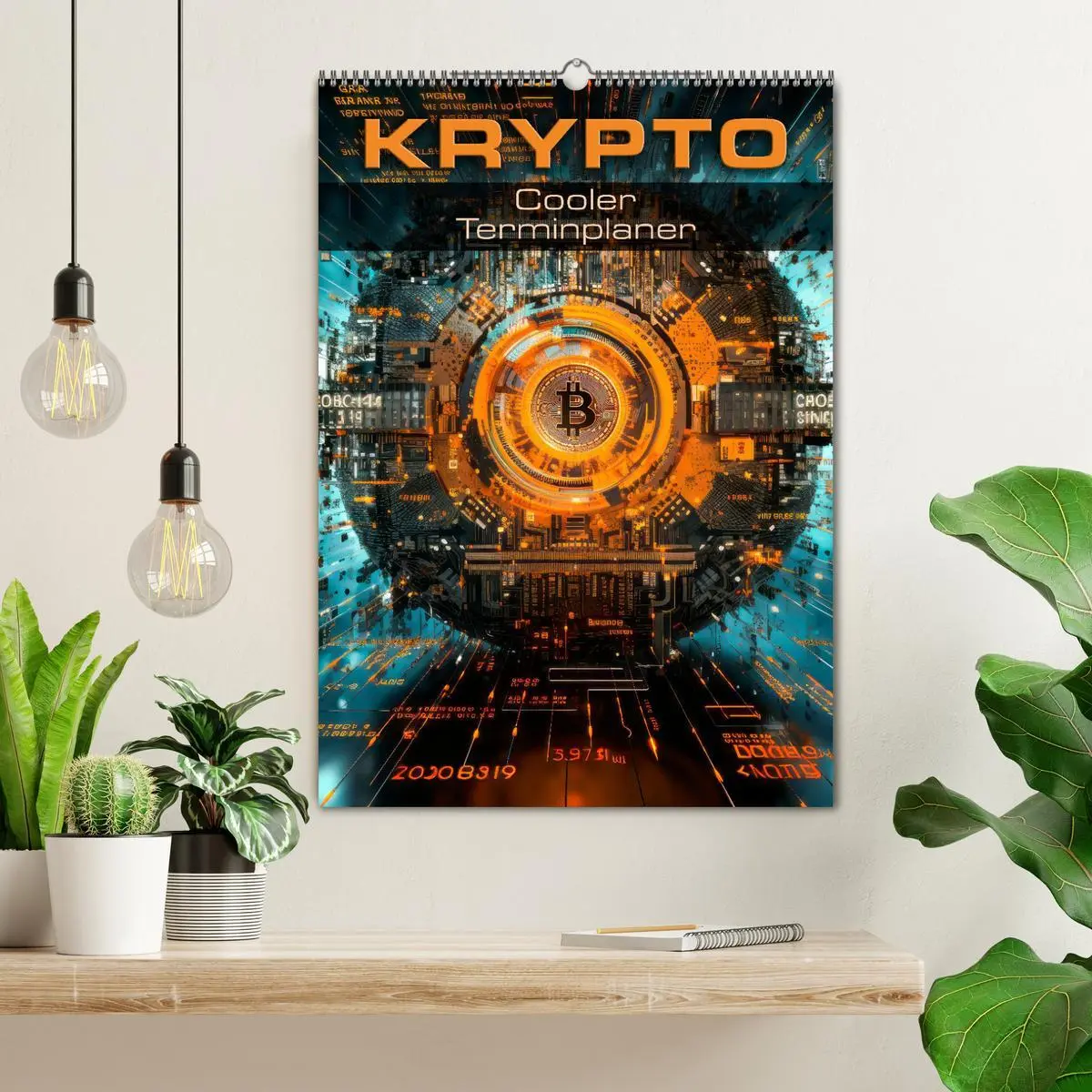 Bild: 9783516296013 | KRYPTO Cooler Terminplaner (Wandkalender 2026 DIN A2 hoch),...