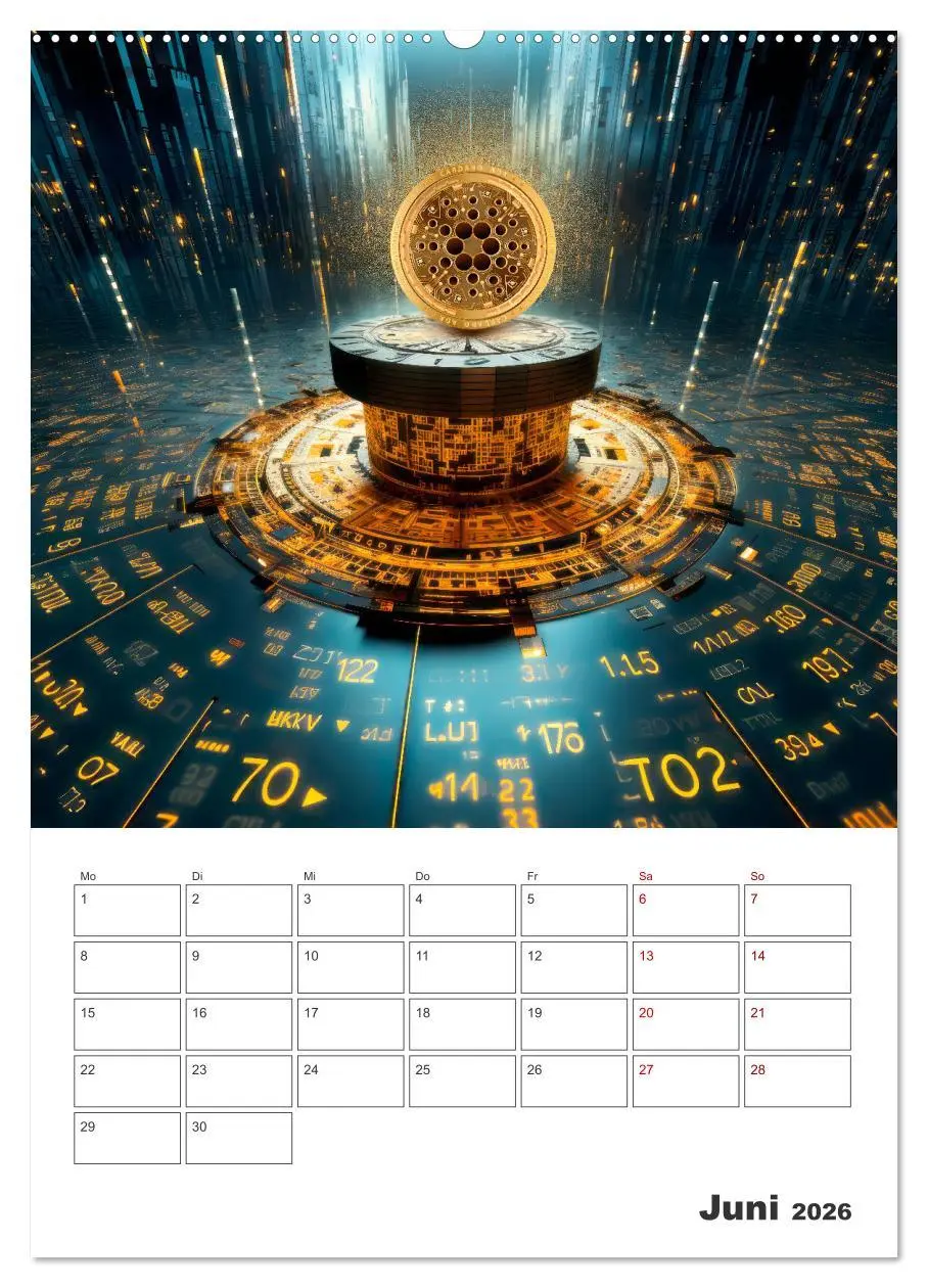 Bild: 9783516296013 | KRYPTO Cooler Terminplaner (Wandkalender 2026 DIN A2 hoch),...