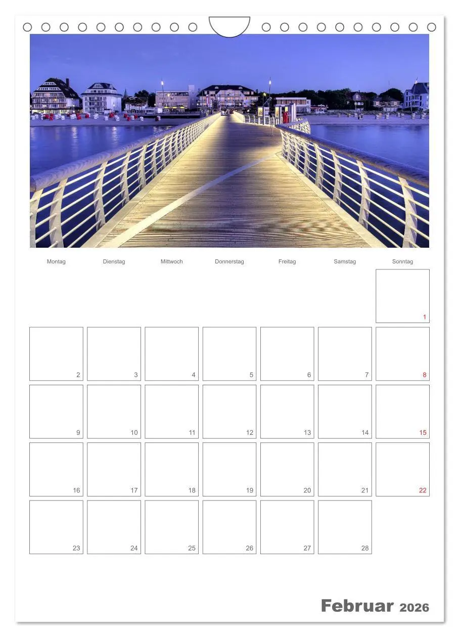 Bild: 9783516436013 | Timmendorfer Strand (Wandkalender 2026 DIN A4 hoch), CALVENDO...