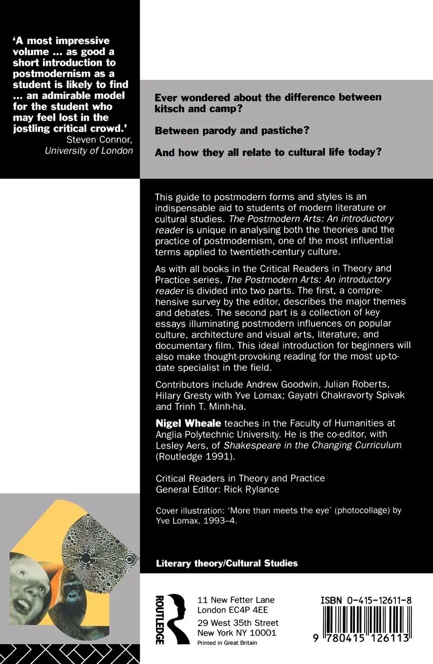 Rückseite: 9780415126113 | The Postmodern Arts | An Introductory Reader | Nigel Wheale | Buch