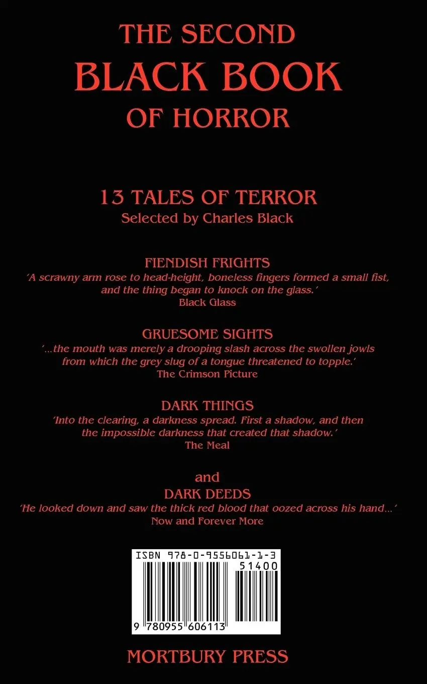 Rückseite: 9780955606113 | The Second Black Book of Horror | David A Sutton (u. a.) | Taschenbuch
