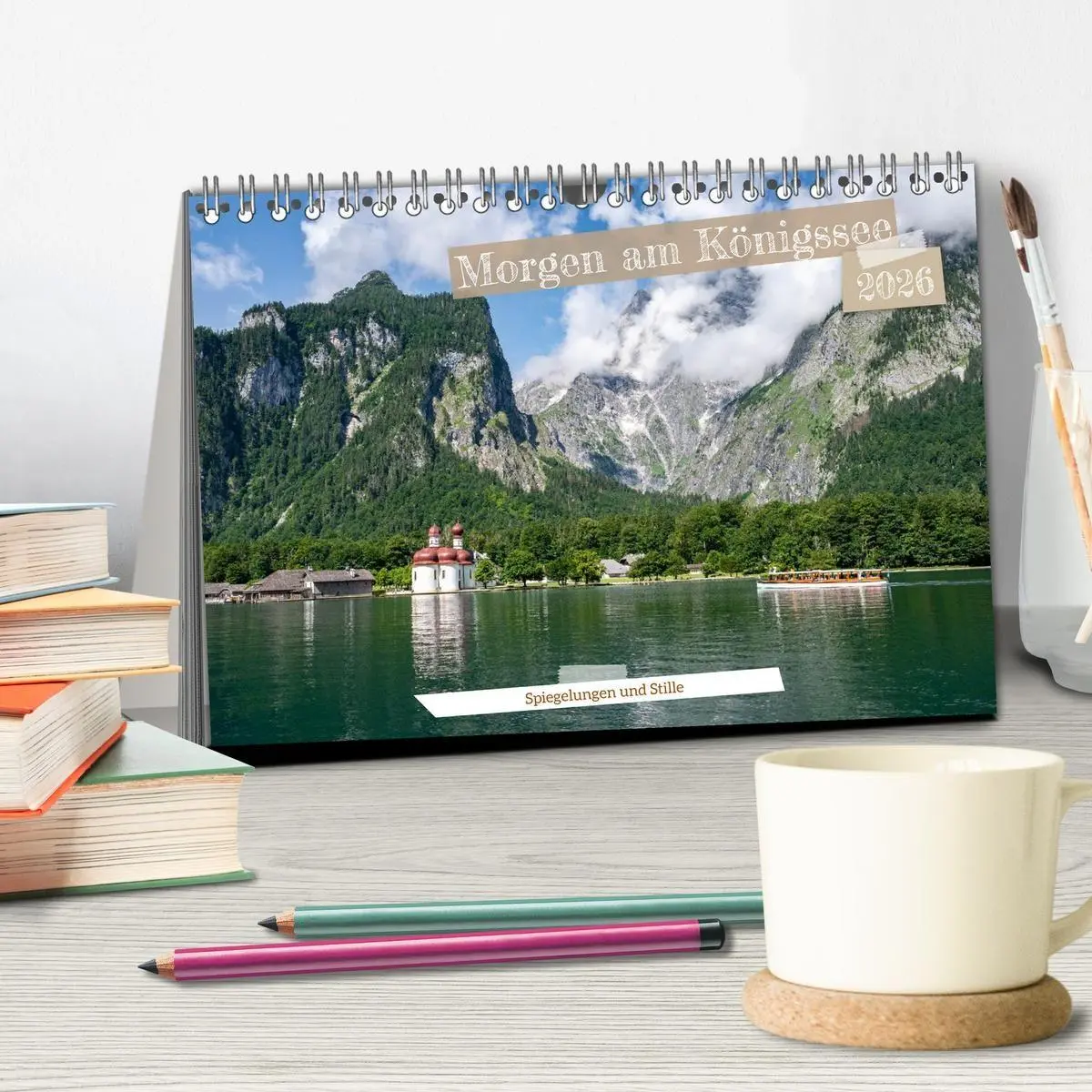 Bild: 9783516736113 | Morgen am Königssee - Spiegelungen und Stille (Tischkalender 2026...