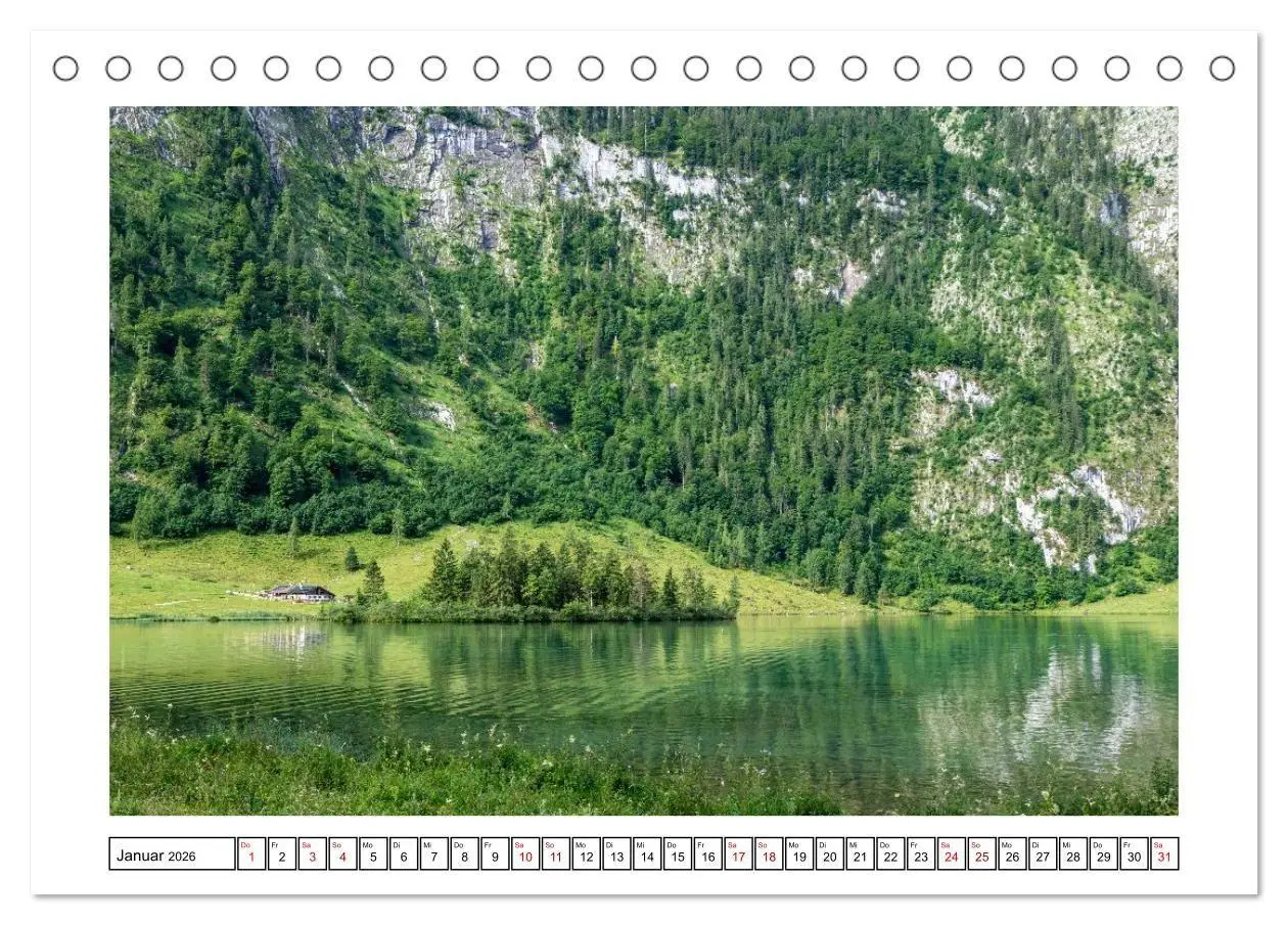 Bild: 9783516736113 | Morgen am Königssee - Spiegelungen und Stille (Tischkalender 2026...