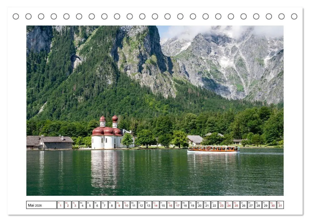 Bild: 9783516736113 | Morgen am Königssee - Spiegelungen und Stille (Tischkalender 2026...
